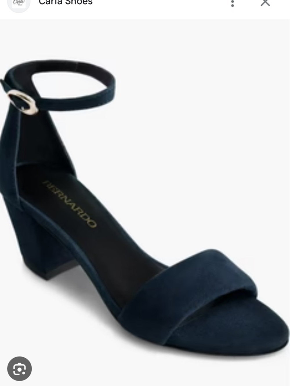 Bernardo Bowie Suede Shoes - Dark Navy 6